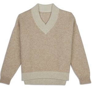 Lululemon Athletica Alpaca Wool-blend V-neck Sweater